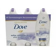 thumbnail image 1 of Dove Gentle Exfoliating Body Wash, Winter Care, 24 oz. - 3 pk. bottles, 1 of 4