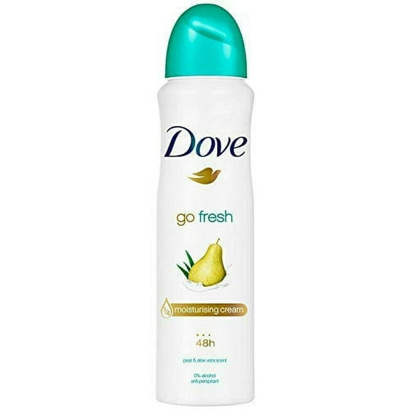 Dove Go Fresh Anti-Pers. Turquoise-Cap 150ml (Pack of 2)