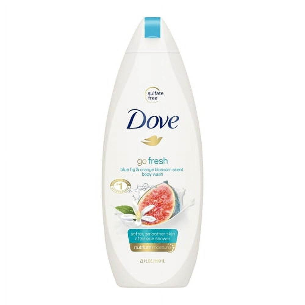 Dove Go Fresh Blue Fig and Orange Blossom Scent Restore Body Wash, 24