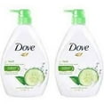 thumbnail image 1 of Dove Go Fresh Body Wash With Pump Cucumber Body Wash 34oz/1LT Each - Pack of 2, 1 of 1