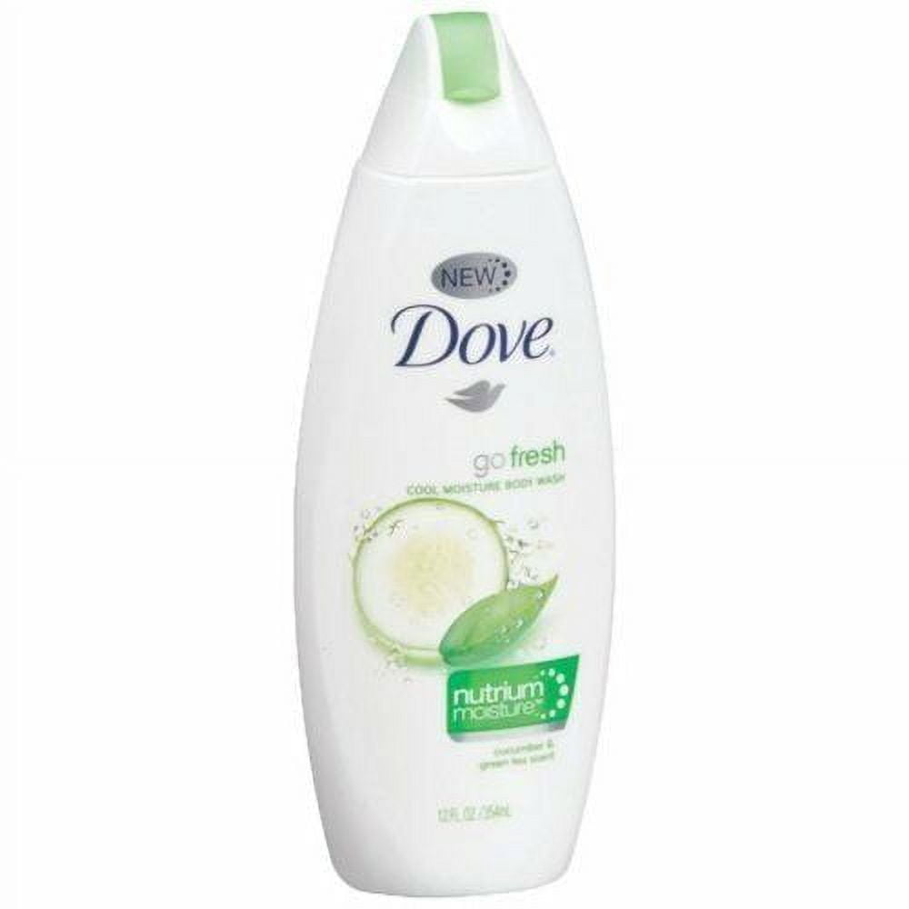 Dove Go Fresh Cool Moisture Body Wash, Cucumber & Green Tea, 12oz, 7-Pack