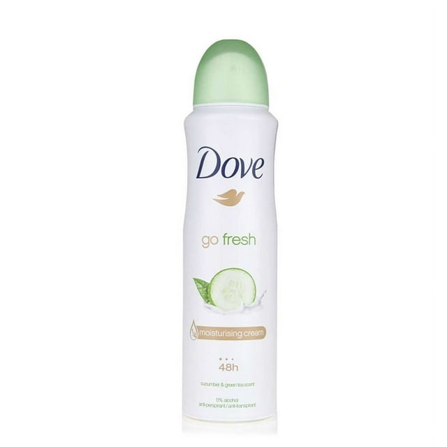 Dove Go Fresh Cucumber Antiperspirant & Green Tea Deodorant Spray, 150ml