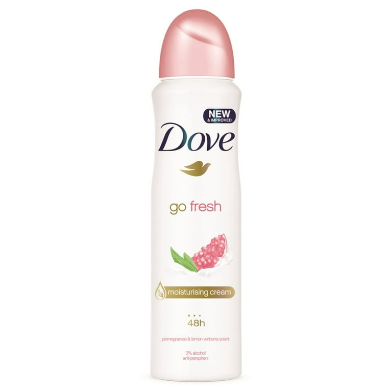 mistet hjerte Det Crack pot Dove Go Fresh Pomegranate & Lemon ANTIPERSPIRANT Deodorant Spray 150ml -  Walmart.com