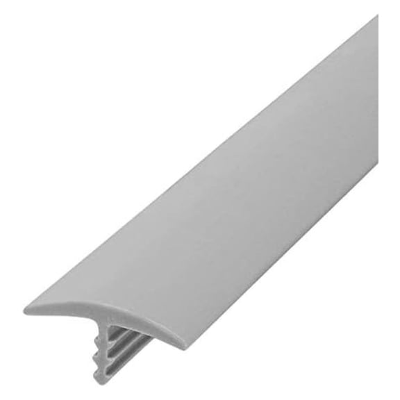 Dove Gray Matte T Molding, 3/4 inch x 25 ft Roll, Durable, Flexible, Universal Fit, Polyethylene, Matte Gray