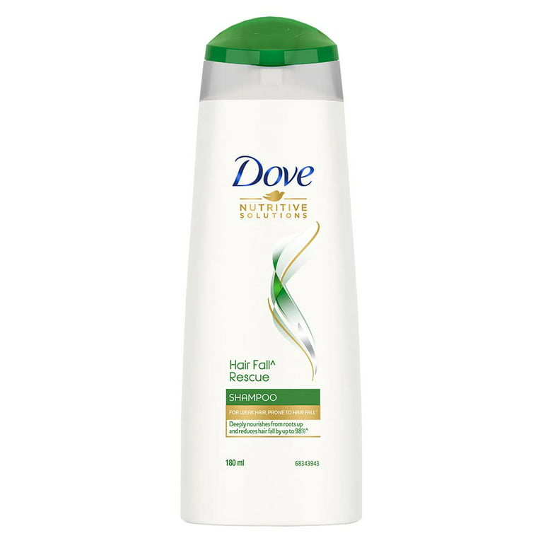 Skrive ud stå på række jeg behøver Dove Hair Fall Rescue Shampoo For Weak Hair, Prevent Hair Fall - 180 ml -  Walmart.com