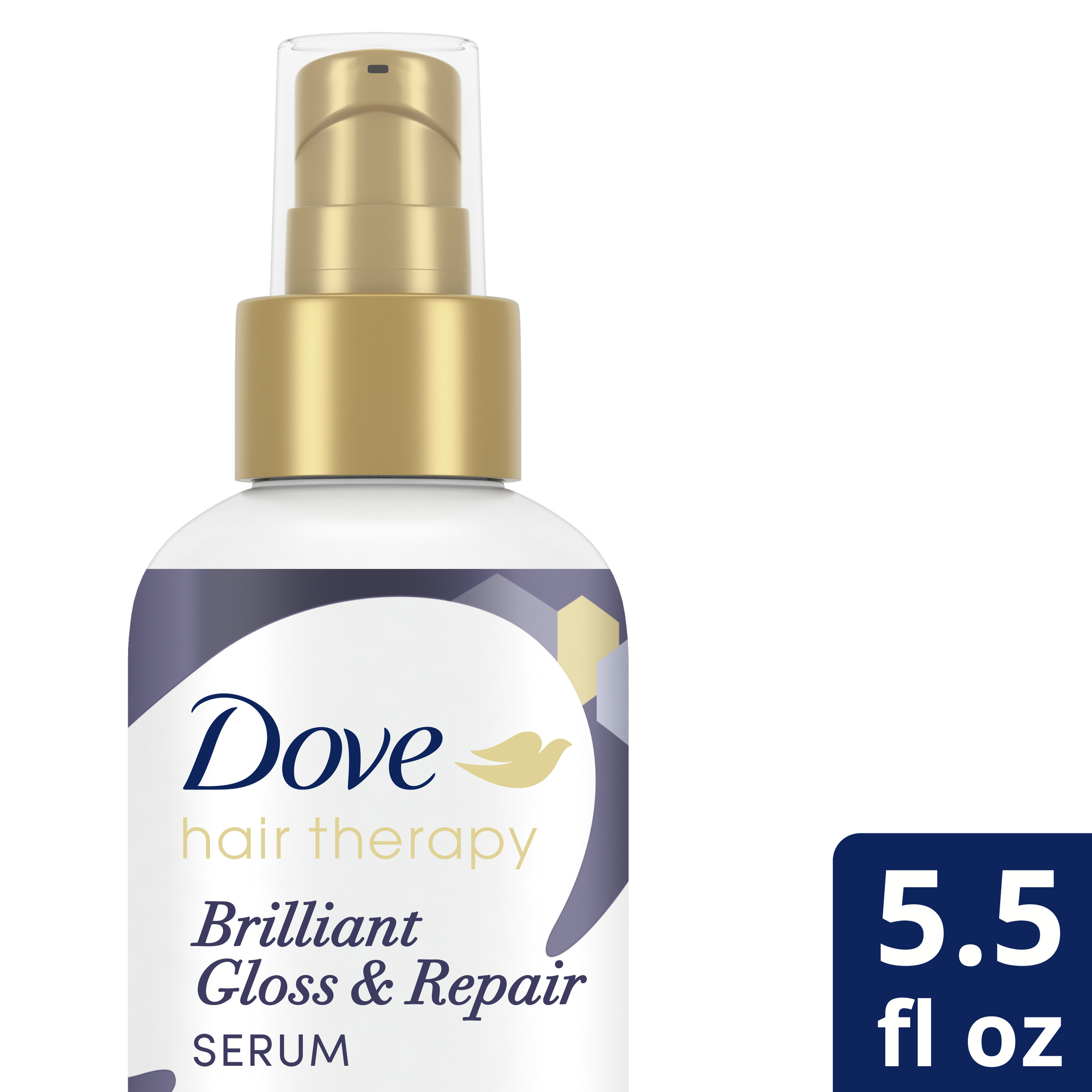 Dove Hair Therapy Brilliant Gloss & Repair Leave-in Hair Treatment, 5.5 fl oz - image 1 of 9