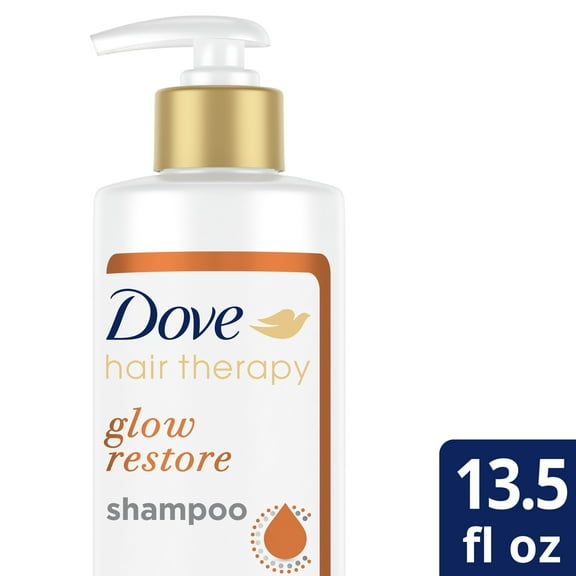 Dove Hair Therapy Glow Restore Sulfate-Free Shampoo 13.5 fl oz