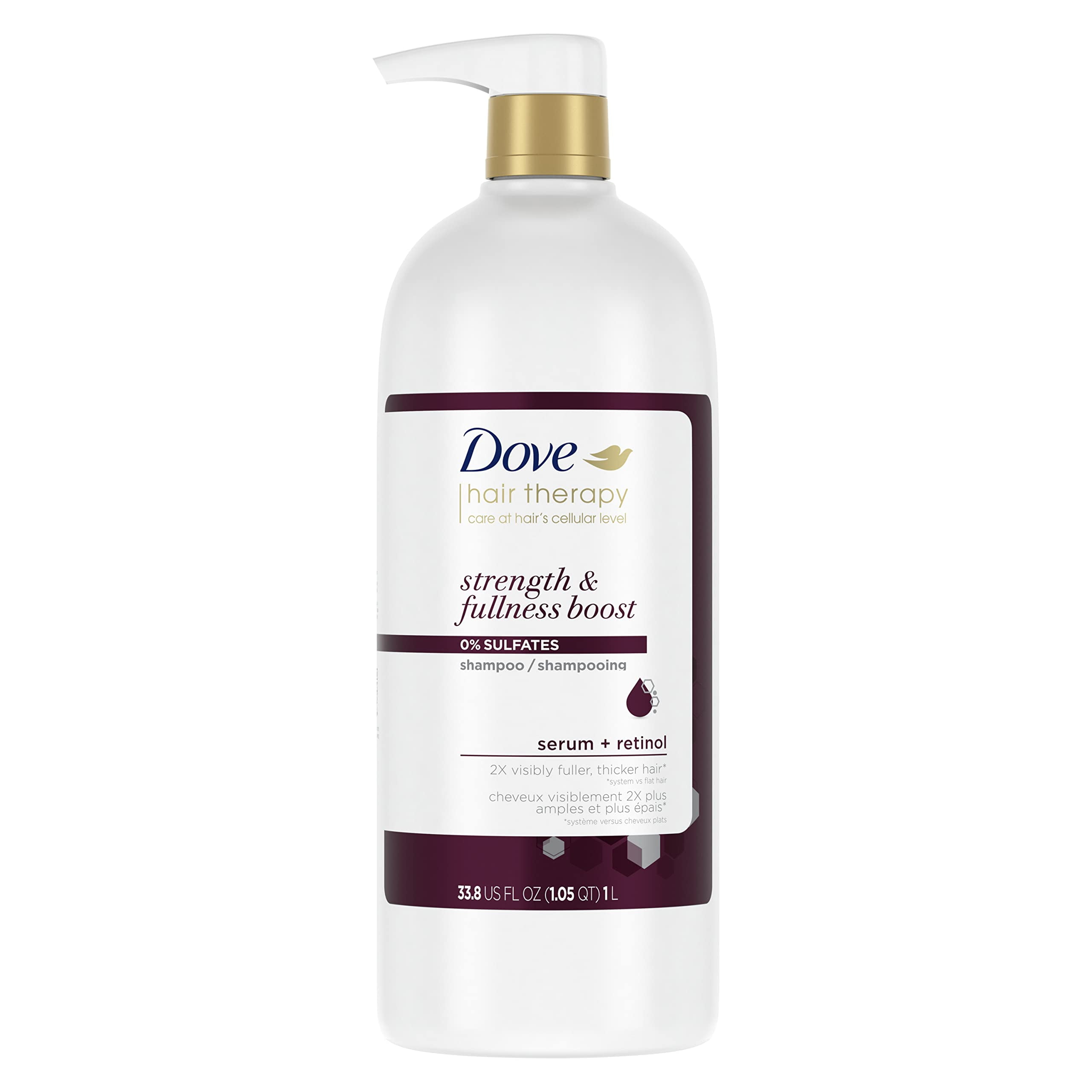 Dove Hair Therapy Shampoo Strengthening Treatment For Thin, Fine Hair