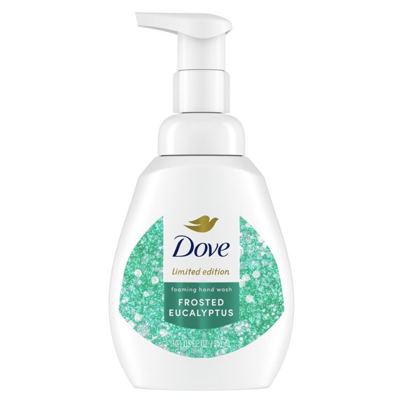 Dove Holiday Foaming Hand Wash Frosted Eucalyptus All Skin, 10.1 oz