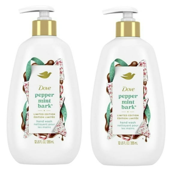 Dove Holiday Treats Hand Wash, Peppermint Bark, 2 pk./12 oz. 24ozs total