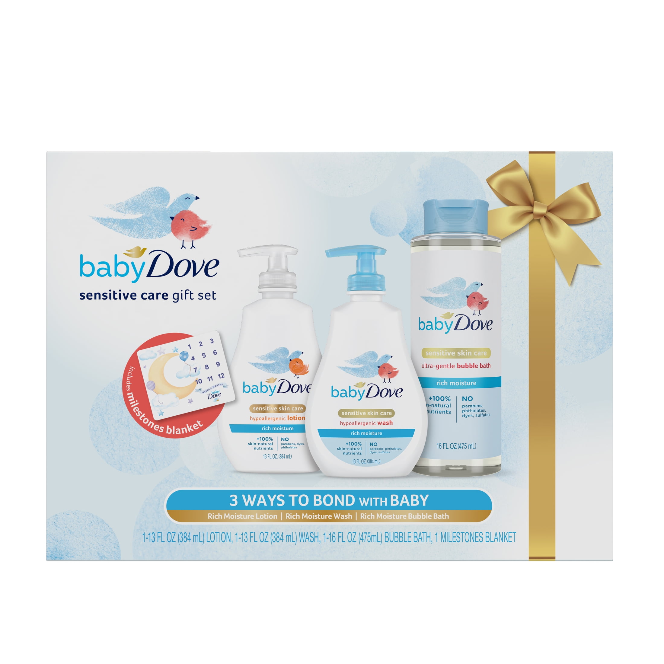 Baby Dove Hypoallergenic Wash & Lotion and Ultra-Gentle Bubble Bath ...