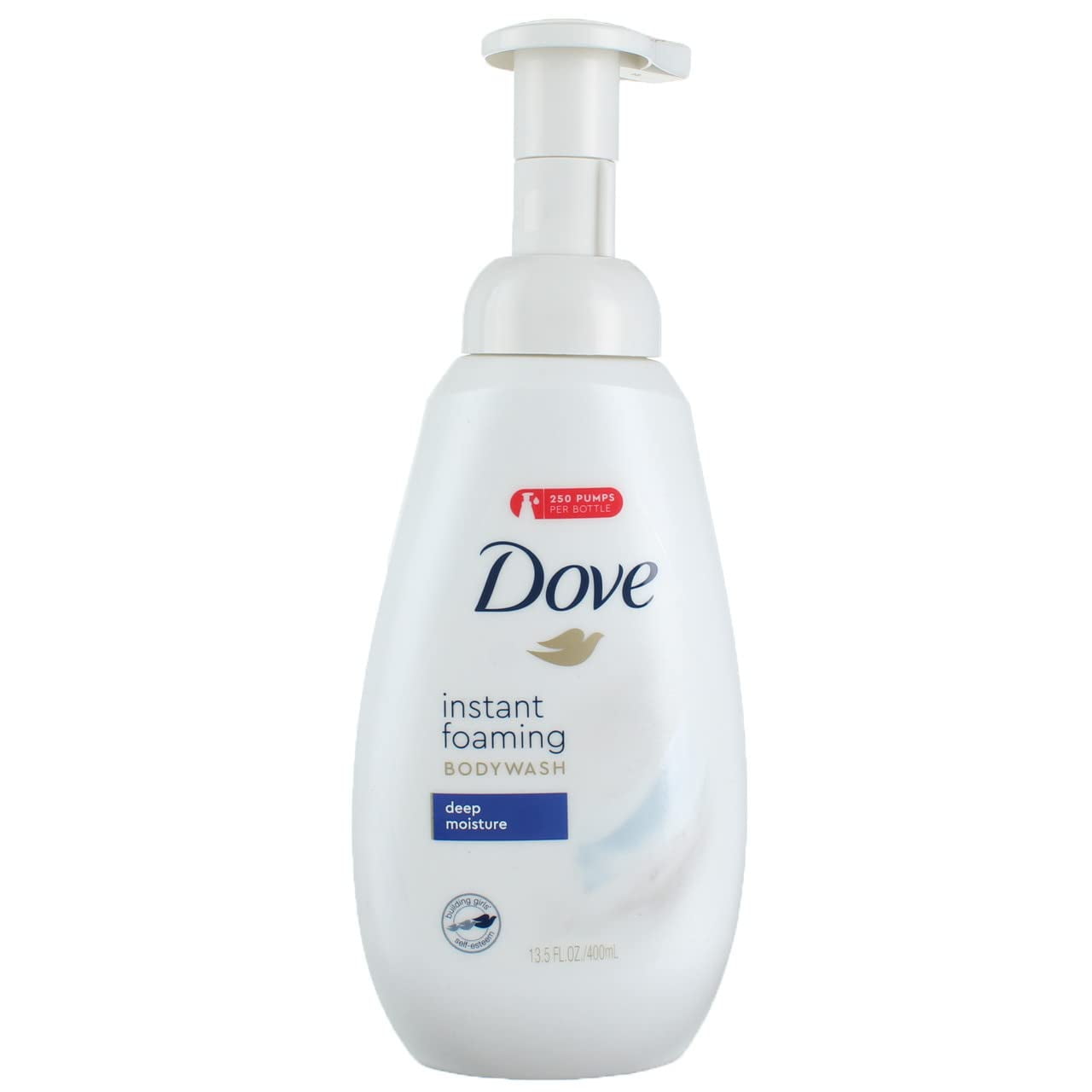 Dove Instant Foaming Body Wash for Soft, Smooth Skin Deep Moisture Cleanser That Effectively Washes Away Bacteria While