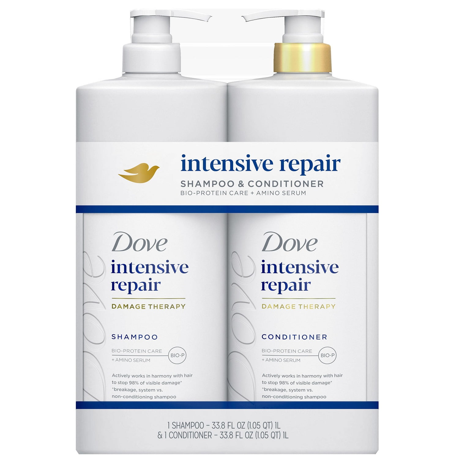 Danae Shampoo treatment after bath set ② Dove Intensive Repair Damage Therapy Shampoo & Conditioner Set