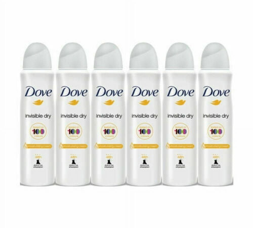 Dove Invisible Dry Anti-Per spirant Body Sp ray Deod orant 48 h150ml -6 Pack