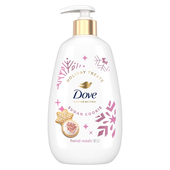 Dove Limited Edition Holiday Treats Liquid Hand Wash for Deep Nourishment Sugar Cookie Sprinkle ,12 fl oz