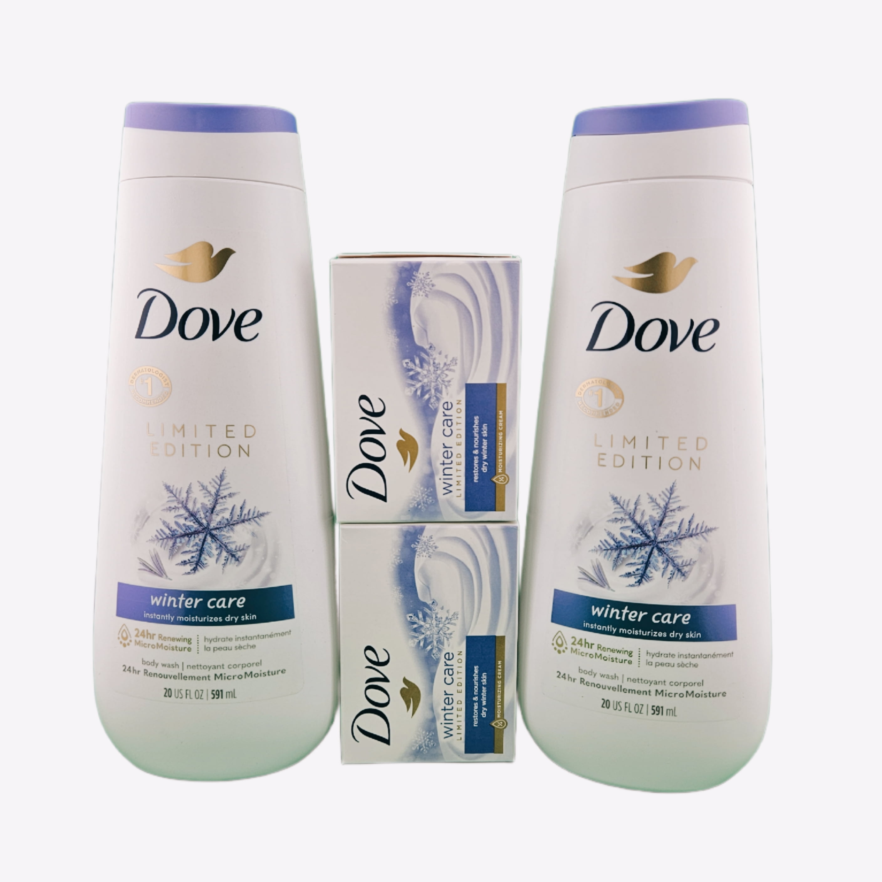 Dove Limited Edition Winter Care Women's Body Wash Paraben and Sulfate