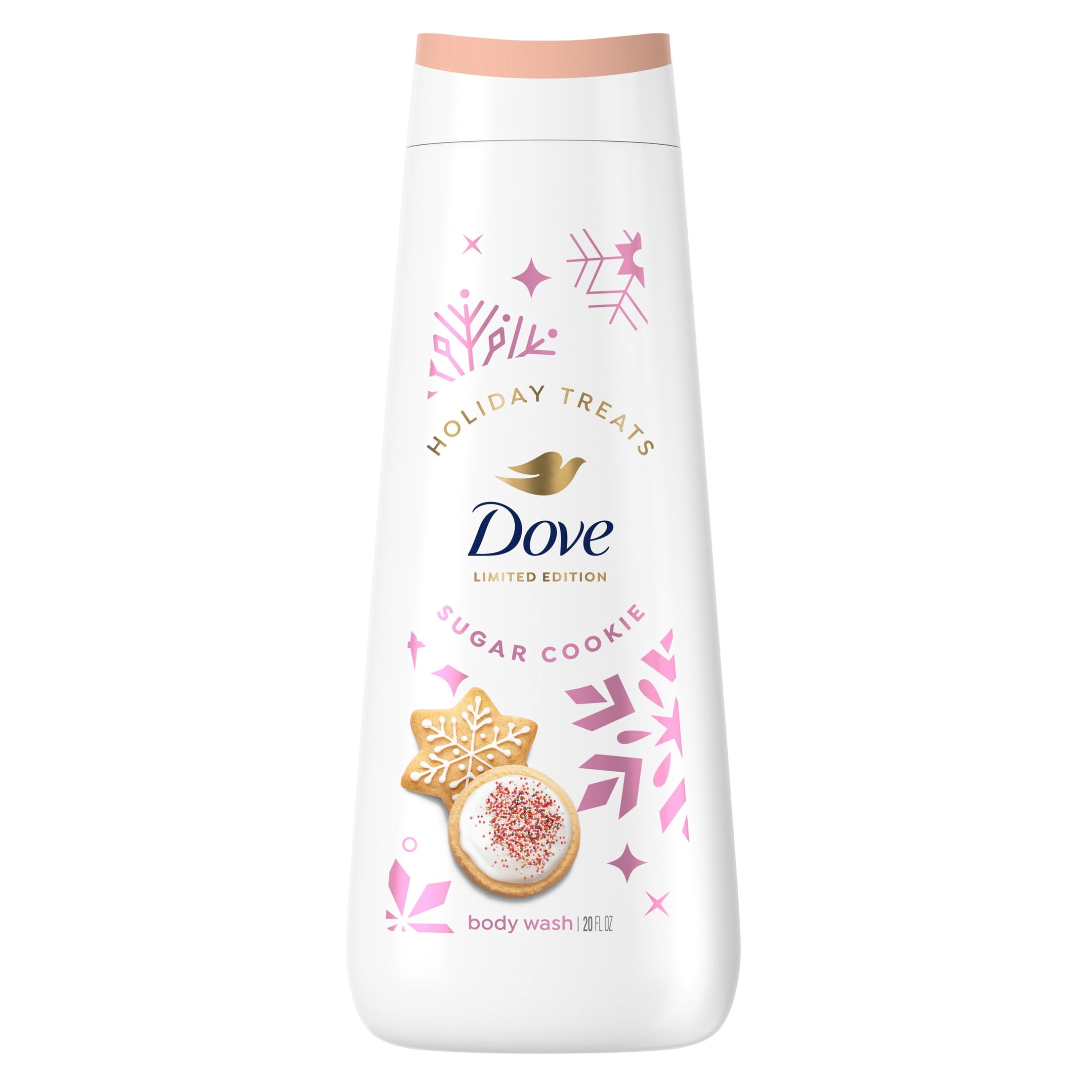 Dove Limited Edition Holiday Treats Body Wash for Deep Nourishment Sugar Cookie Sprinkle ,20fl oz