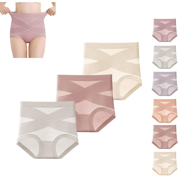 Dove Loom Panties Leak Proof Tummy Control, Mayaloom Leakproof Panties With Tummy Control, Doveloom Leakproof Tummy Control Panties, High-Waist Seamless Cotton Underwear