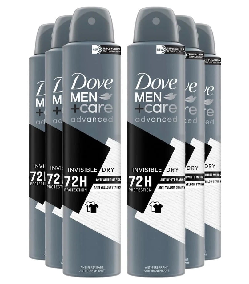 Dove MEN + Care Invisible dry 72H protection { 6 Bottles } 150 ml
