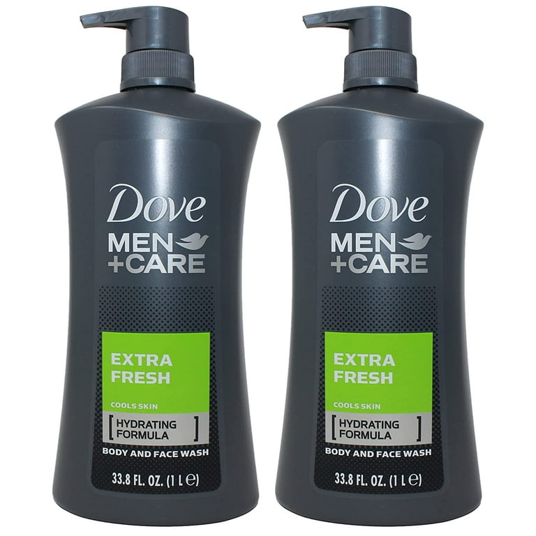Dove Men Body Wash Extra Fresh 1 Liter (33.8 Oz) - Walmart.com