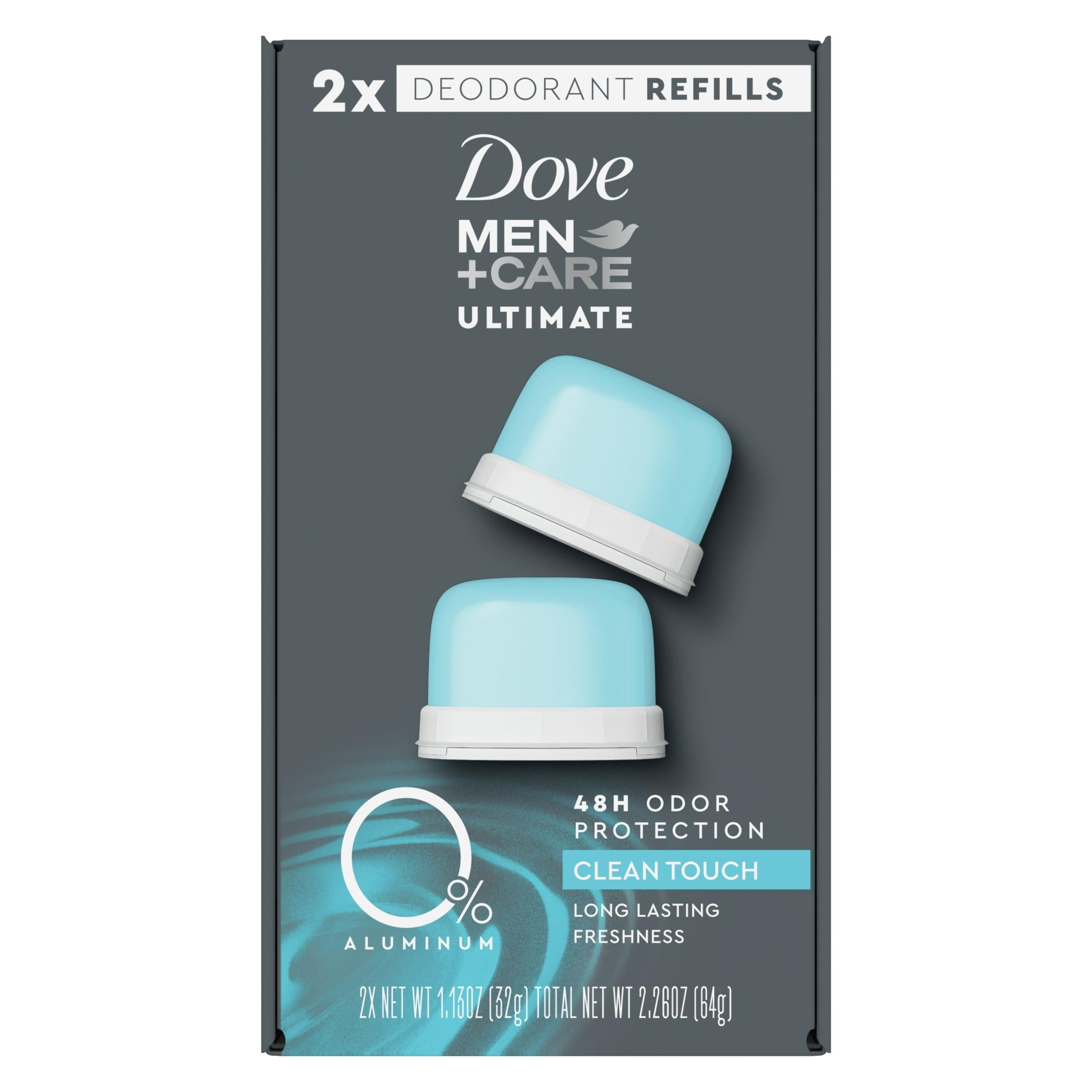Dove Men+Care 0% Aluminum Men's Deodorant Stick Refill All Skin Twin ...