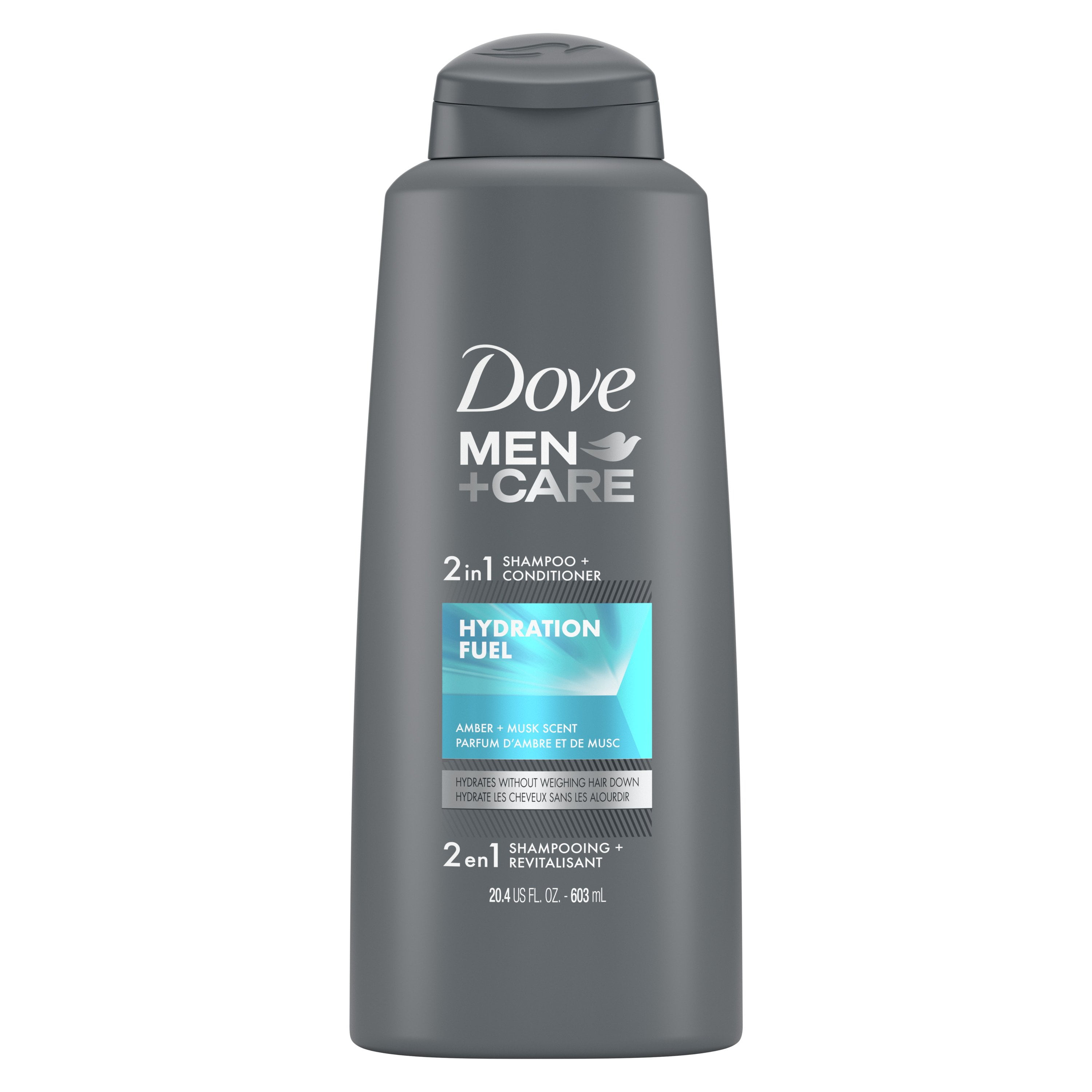 Dovemencare Dove Men+Care 2 in 1 Shampoo + Conditioner - Hydration Fuel