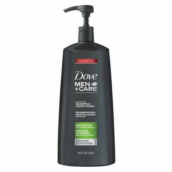 Dove Men+Care 2 in 1 Shampoo and Conditioner Fresh and Clean - 40 oz