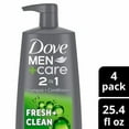 Dove Men+Care 2 in 1 Shampoo and Conditioner Fresh and Clean Nourishes
