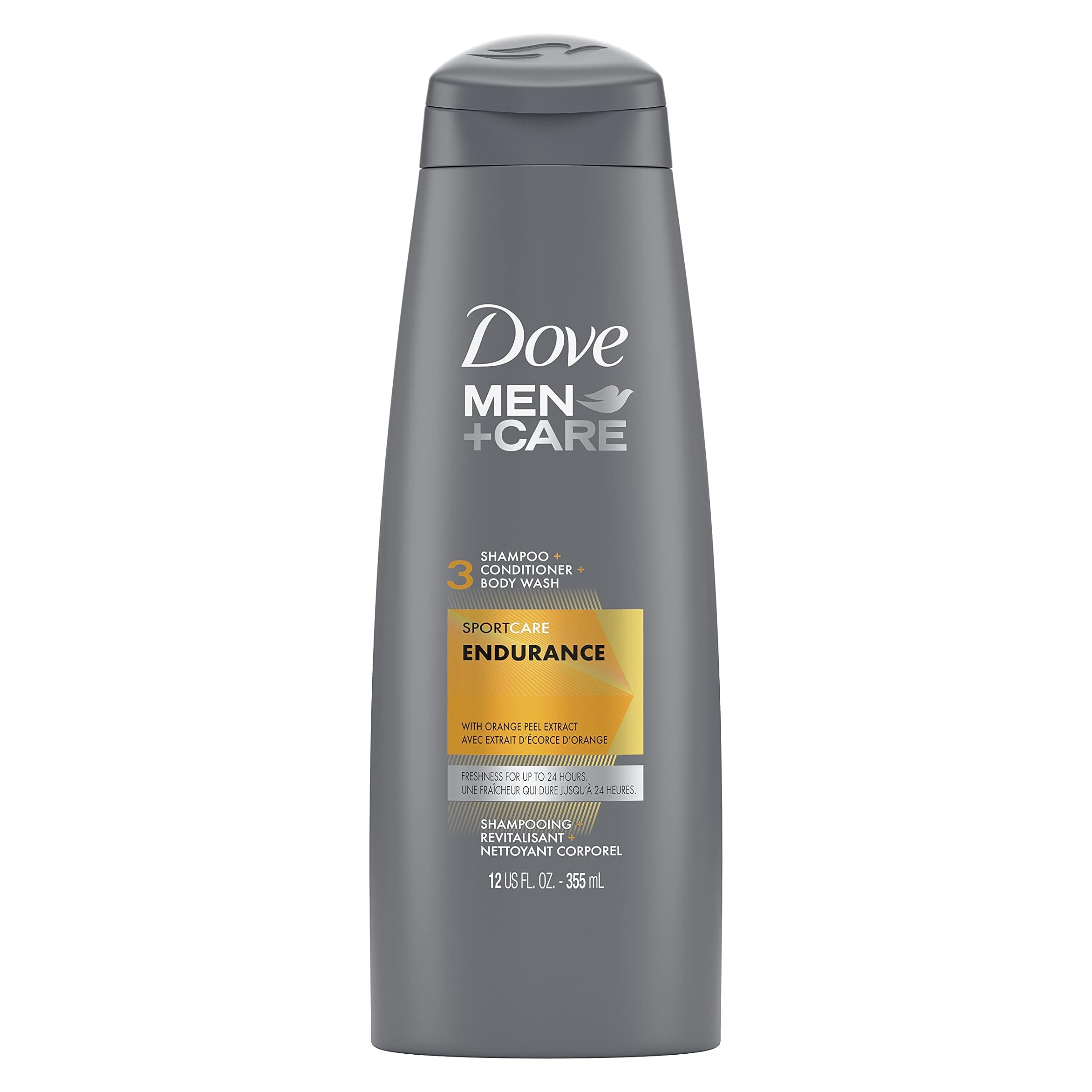 Dove, Men+Care, 3 Shampoo + Conditioner + Body Wash, SportCare, 12 fl oz (355 ml) (1 Pack)