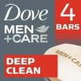 thumbnail image 1 of Dove Men+Care 3-in-1 Hand & Body + Face + Exfoliation Bar Soap Deep Clean, 3.75 oz 4 Bars, 1 of 3