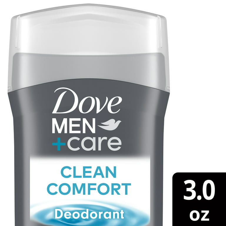 Dove Men+Care 72H Odor Protection Deodorant Stick, Clean Comfort, 3 oz -