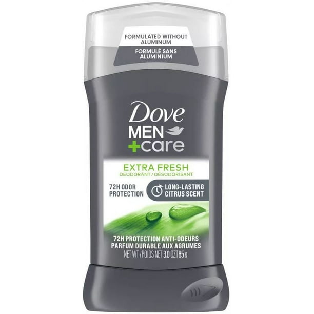Dove Men+Care 72H Odor Protection Deodorant Stick, Extra Fresh, 3 oz ...