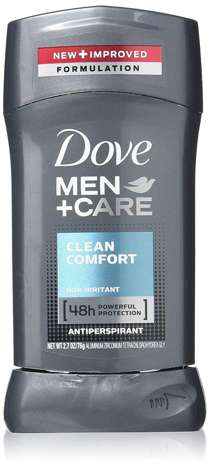 Dove Men+Care Antiperspirant Deodorant Stick Clean Comfort 2.7 oz