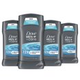 thumbnail image 1 of Dove Men+Care Antiperspirant Deodorant Stick Clean Comfort 4 Count 72-Hour Sweat & Odor Protection Antiperspirant for Men With 1/4 Moisturizing Cream 2.7 oz, 1 of 6