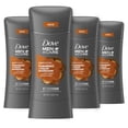 thumbnail image 1 of Dove Men+Care Antiperspirant Deodorant Turmeric + Fresh Mandarin Natural Inspired Deodorant For Men 2.6 Oz 4 Count., 1 of 2