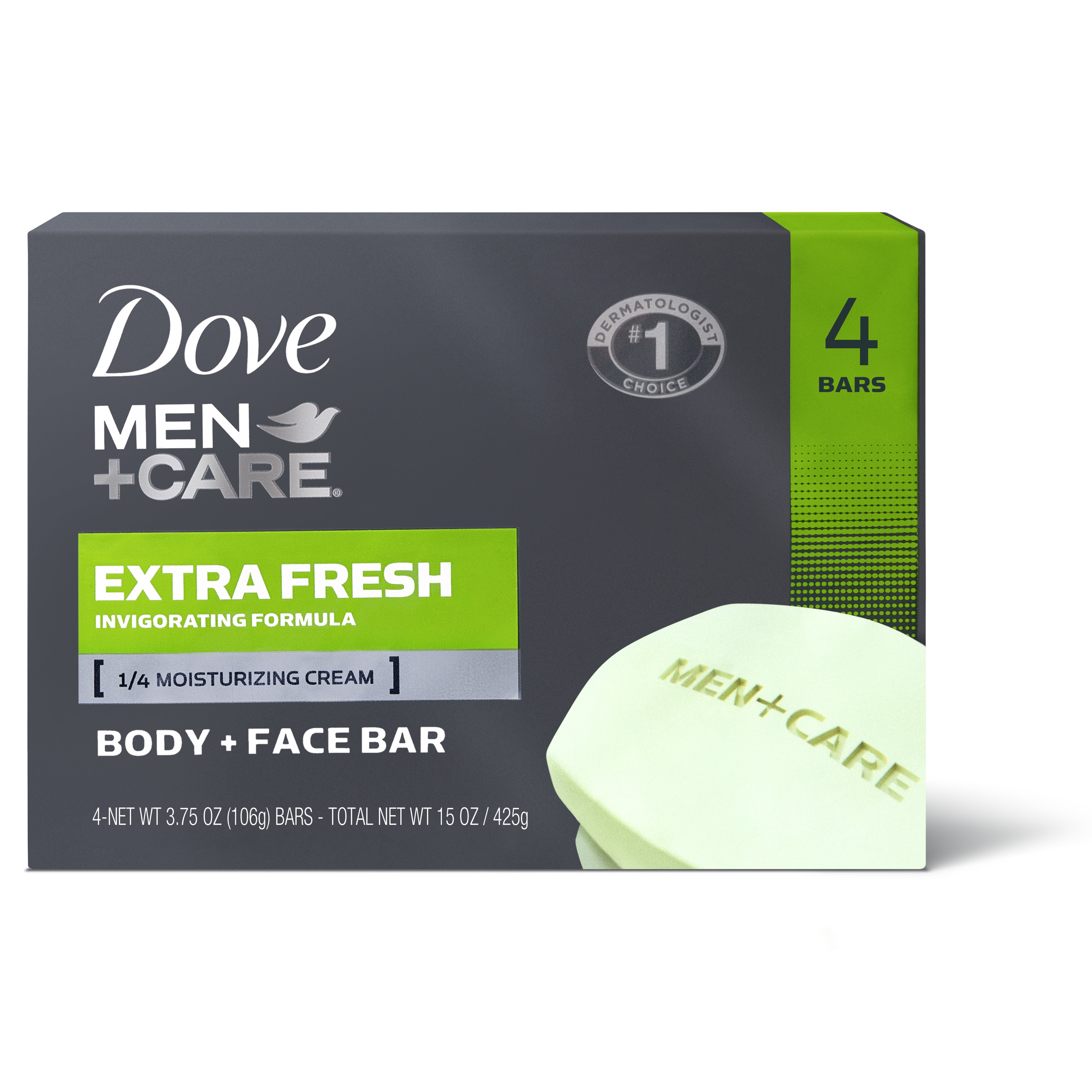 Dove Men+Care Extra Fresh Three in One Cleanser for Body Face and Shaving Bar  Soap, 6 ct / 3.75 oz - Harris Teeter