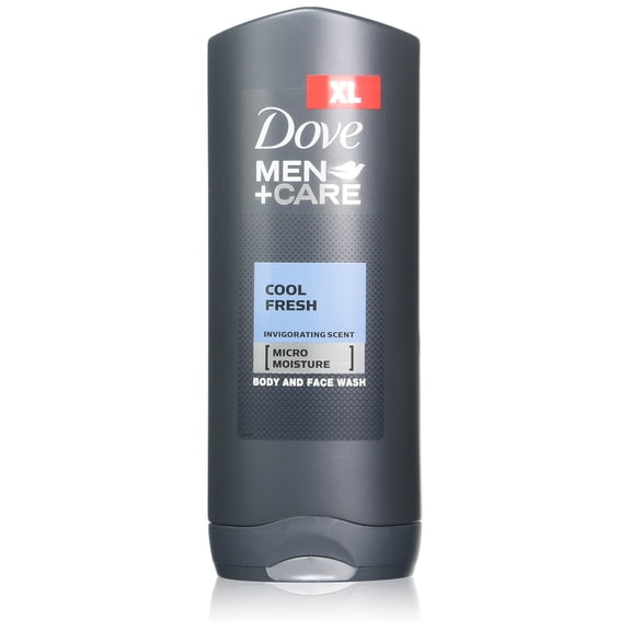 Dove Men + Care Body And Face Wash, Cool Fresh, 13.5 Ounce (Pack Of 2)