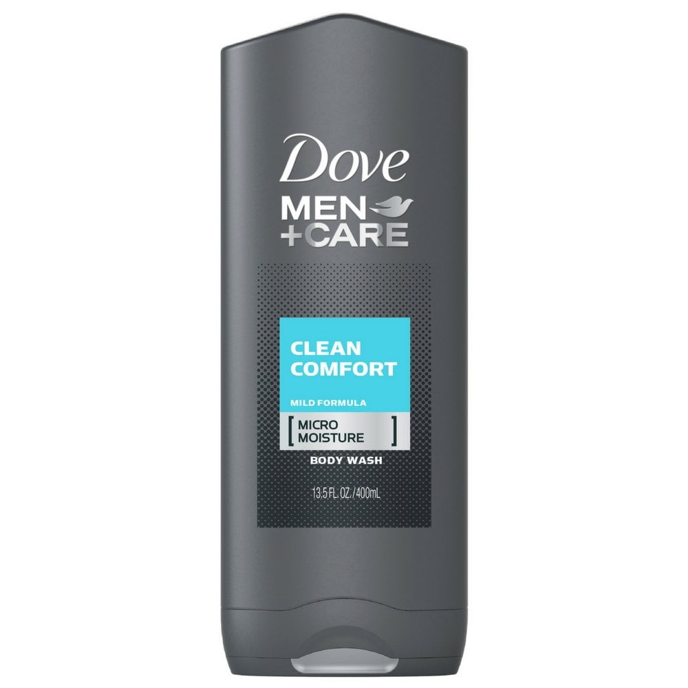 Dove Men + Care Body & Face Wash, Clean Comfort 13.50 Oz (Pack Of 2)