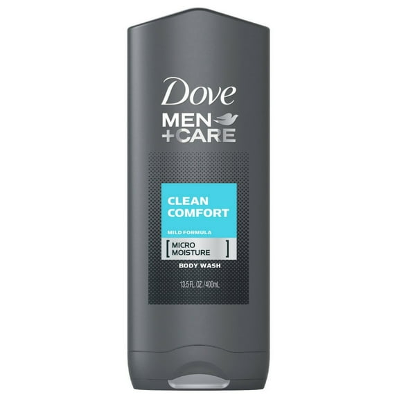 Dove Men + Care Body & Face Wash, Clean Comfort 13.50 Oz (Pack Of 2)