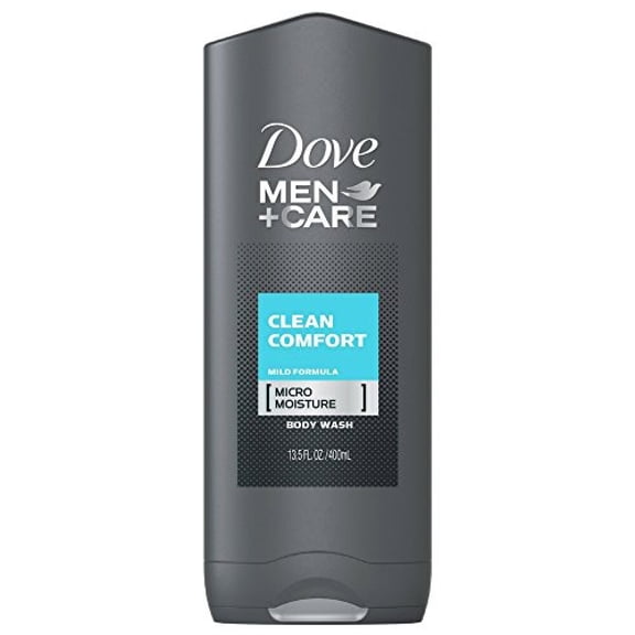 Dove Men+Care Body Wash and Face Wash Clean Comfort 13.5 oz (Pack of 6)