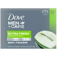 thumbnail image 1 of Dove Men+Care Body and Face Bar Extra Fresh 3.75 Ounce (14 Count), 1 of 4