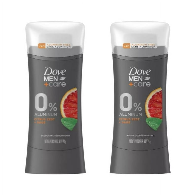 Dove Men+Care Citrus Zest & Sage Aluminum Free Deodorant Stick