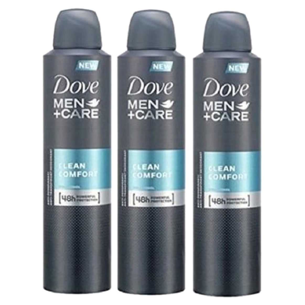 Dove Men+ Care Clean Comfort Anti-Perpirant Deodorant Spray 150ml (Pack of 3)