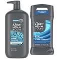 thumbnail interactive-video image 1 of Dove Men+Care Clean Comfort Collection Body Wash & Deodorant Stick, 2 Count, 1 of 19