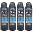 thumbnail image 1 of Dove Men + Care Clean Comfort Spray Deodorant & Antiperspirant 150ml / 5 Ounce,(4 Pack), 1 of 5