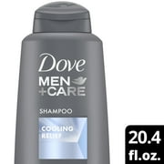 Dove Men+Care Cooling Relief Daily Shampoo with Icy Menthol for All Hair Types, 20.4 fl oz