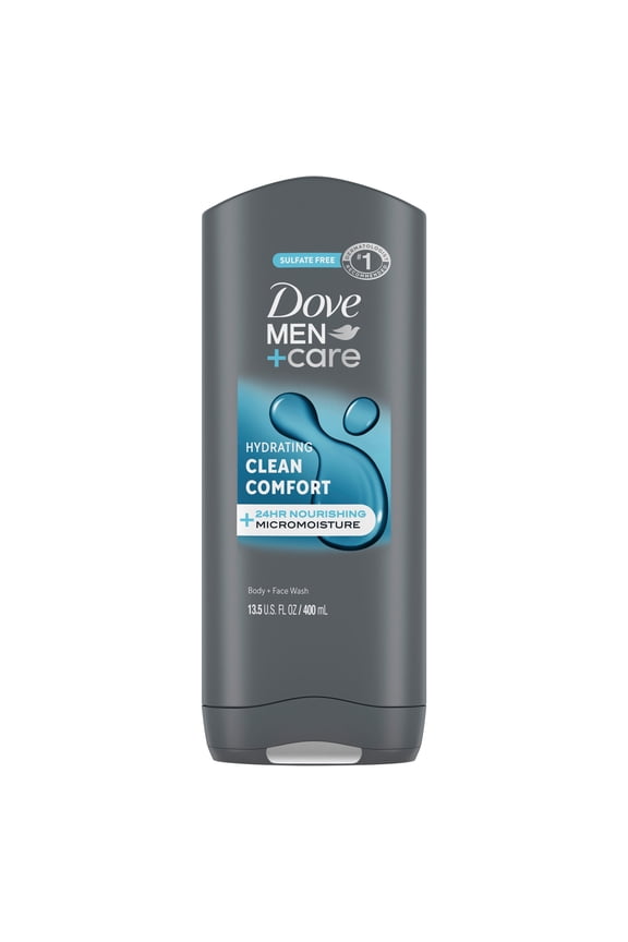 Body And Face Wash Body Wash For Men Hydrating Clean Comfort With 24-Hour Nourishing Micromoisture Technology ,13.5 fl oz