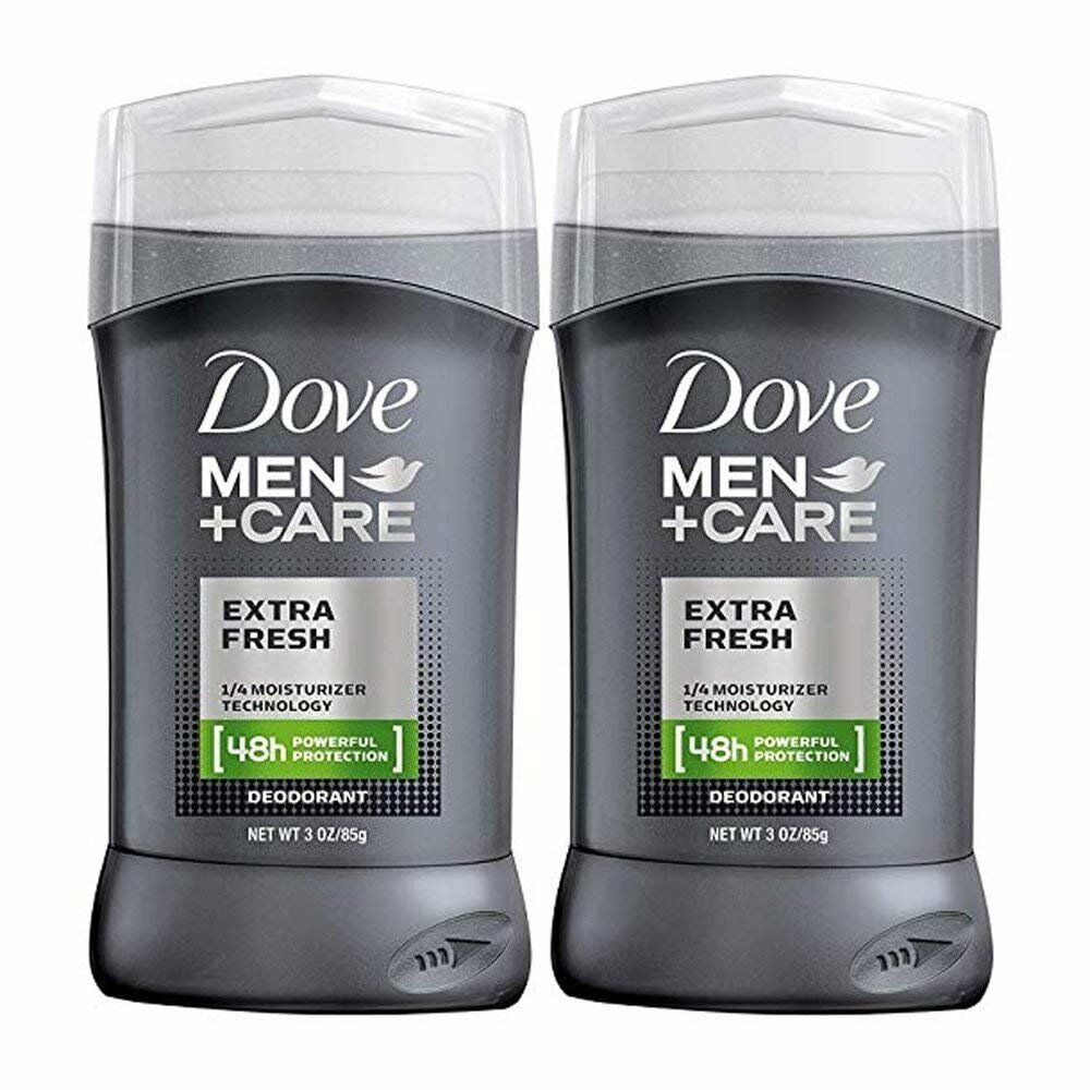 Dove Men Care Deodorant 48Hr Odor Protection Extra Fresh, 3 oz, 2 Pack