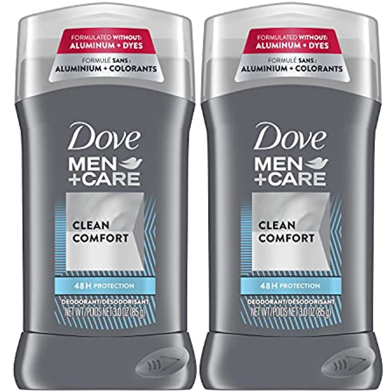 Dove Men+Care Clean Comfort Deodorant, 48-Hr Protection, Aluminum
