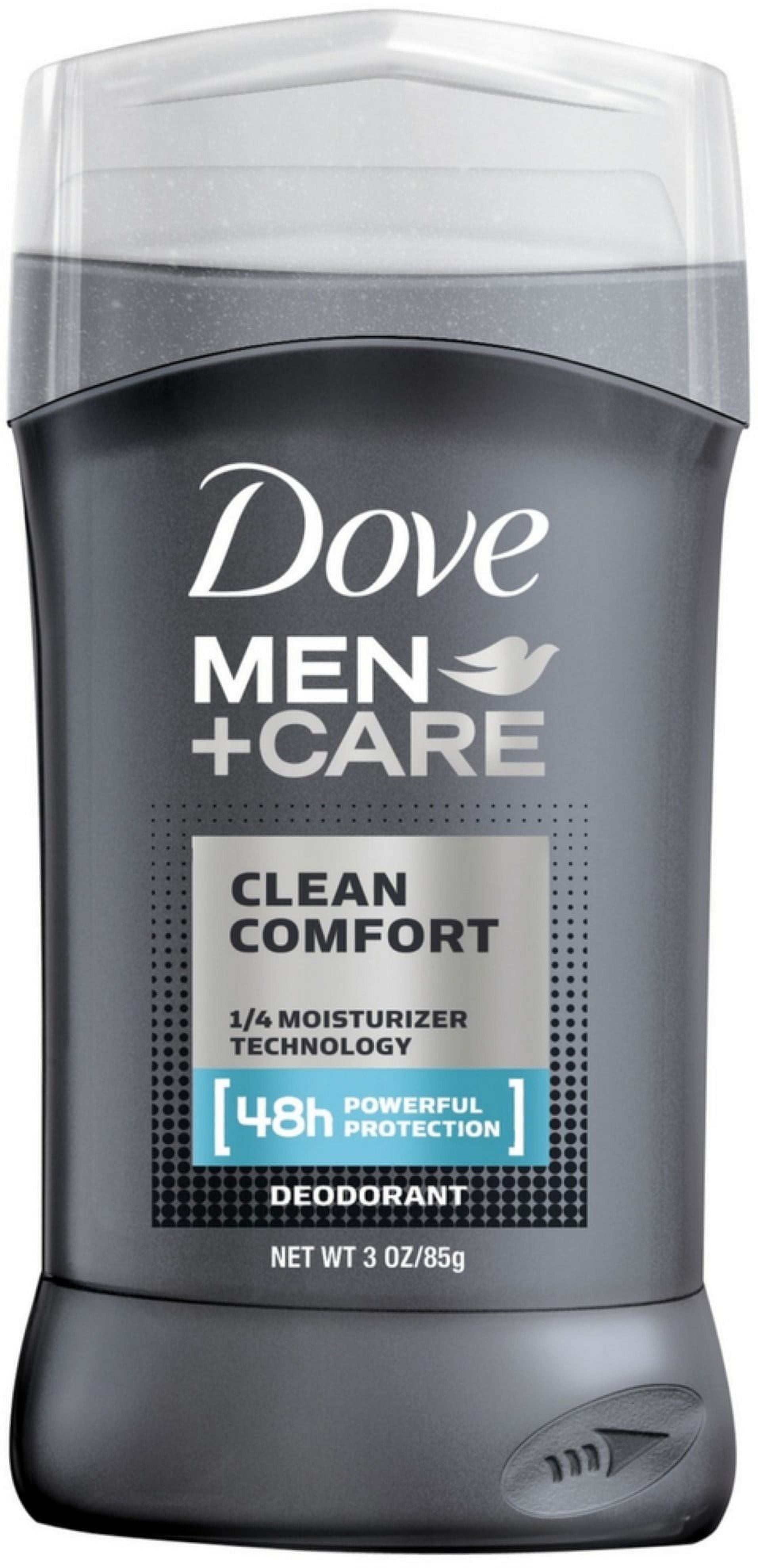 Dove Men+Care Deodorant Stick Clean Comfort 3 oz (Pack of 6)